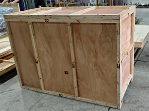 Зона упаковки оборудования