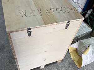 Зона упаковки оборудования