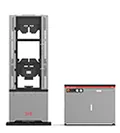 Двухзонная сервогидравлическая универсальная испытательная машина с клиновыми захватами